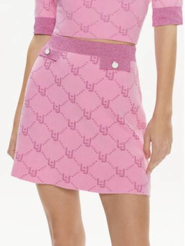 Liu Jo Cпідниця-міні MA4216 MA49I Рожевий Slim Fit Liu Jo Cпідниця-міні MA4216 MA49I Рожевий Slim Fit