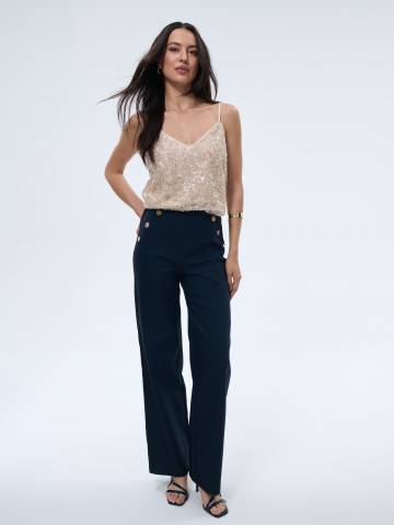 Mohito - Широкі штани - сталевий синій - 388FK-95P