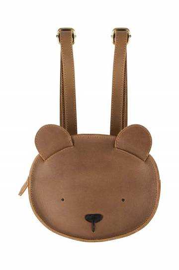 Детский кожаный рюкзак Donsje Kapi Classic Backpack Bear цвет коричневый маленький 5005003 Детский кожаный рюкзак Donsje Kapi Classic Backpack Bear цвет коричневый маленький 5005003