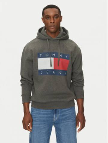 Tommy Jeans Світшот DM0DM20591 Сірий Relaxed Fit Tommy Jeans Світшот DM0DM20591 Сірий Relaxed Fit