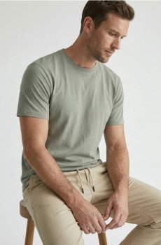 Бавовняна футболка basic - світло-зелений