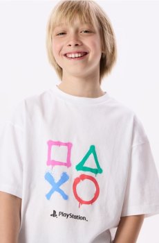 Reserved - Футболка Playstation - білий - 994IS-00X