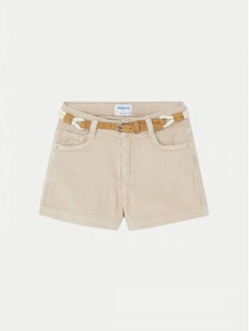 Mayoral Шорти з тканини 234 Бежевий Regular Fit Mayoral Шорти з тканини 234 Бежевий Regular Fit