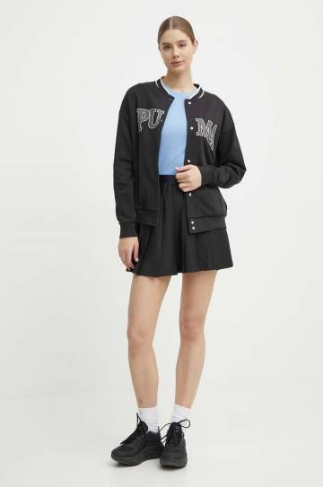 Юбка Puma цвет чёрный mini расклешённая 624237 Юбка Puma цвет чёрный mini расклешённая 624237