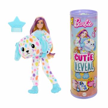 Кукла Barbie Cutie Reveal Цветные пушистики Далматинец, от 3 лет, 32.5*10*10 см (HRK41) Кукла Barbie Cutie Reveal Цветные пушистики Далматинец, от 3 лет, 32.5*10*10 см (HRK41)