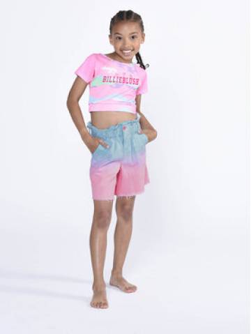 Billieblush Шорти з тканини U14639 Рожевий Regular Fit Billieblush Шорти з тканини U14639 Рожевий Regular Fit