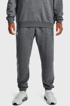 Мужские серые спортивные брюки UA Essential Fleece Jogger Серый 3XL Under Armour 1373882-012