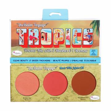 Палетка для макияжа лица theBalm Voyage Tropics, 8.5 г Палетка для макияжа лица theBalm Voyage Tropics, 8.5 г