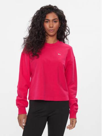 Tommy Jeans Світшот Tonal DW0DW16402 Рожевий Relaxed Fit Tommy Jeans Світшот Tonal DW0DW16402 Рожевий Relaxed Fit
