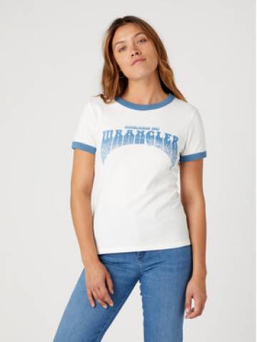 Wrangler Футболка Ringer W7N0EEW02 112331996 112331996 Білий Regular Fit Wrangler Футболка Ringer W7N0EEW02 112331996 112331996 Білий Regular Fit