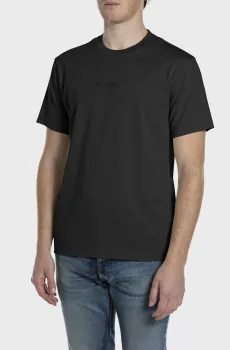 Мужская черная футболка Черный S Replay M3347 .000.2660