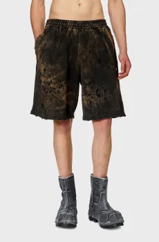 Мужские темно-коричневые шорты P-CROWN-N2 Коричневый L Diesel A13413 0AJBZ