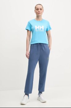 Хлопковая футболка Helly Hansen HH LOGO