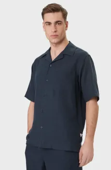 Мужская темно-синяя рубашка Синий XL Guess F6GH01.WN202;A73L