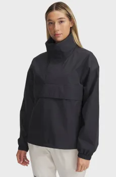 Женский темно-серый анорак UA Cloudstrike Anorak Черный M Under Armour 1388822-016