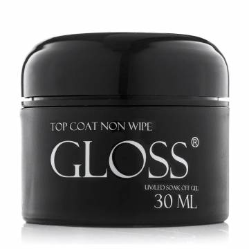Топ для гель-лака Gloss Top Coat Non Wipe без липкого слоя, 30 мл Топ для гель-лака Gloss Top Coat Non Wipe без липкого слоя, 30 мл