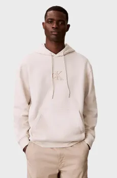 Мужское белое худи FLEECE Белый L Calvin Klein Jeans LV04RD250G