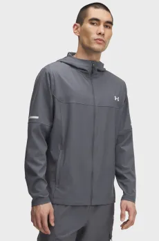 Мужская серая ветровка UA Tech Utility Woven Jckt Серый L Under Armour 6004967-025