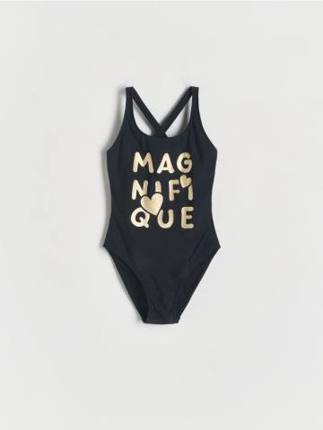 Reserved - Суцільний купальник - чорний - 578CZ-99X