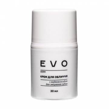 Крем для лица EVO derm для укрепления сосудов, с мадекасосидом, 30 мл Крем для лица EVO derm для укрепления сосудов, с мадекасосидом, 30 мл