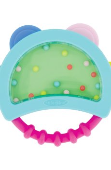 Игрушка прорезыватель-погремушка Infantino Babys 1st Musical Tambourine, с рождения (315260)