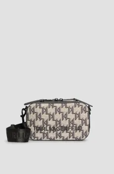 Мужская бежевая сумка с узором Бежевый ONESIZE Karl Lagerfeld A2M30235;900