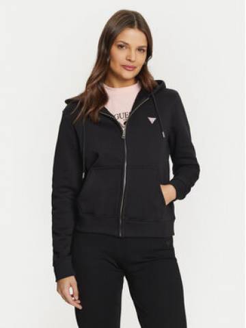 Guess Світшот GJ ZIP HOOD REG MINI W4YQ03 KC811 Чорний Regular Fit Guess Світшот GJ ZIP HOOD REG MINI W4YQ03 KC811 Чорний Regular Fit