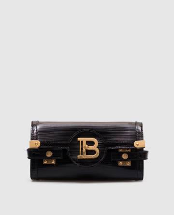 Черная кожаная лакированная сумка B-Buzz Pouch Черная кожаная лакированная сумка B-Buzz Pouch