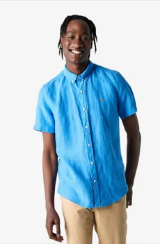 Мужская голубая рубашка Голубой 39 Lacoste CH082626J