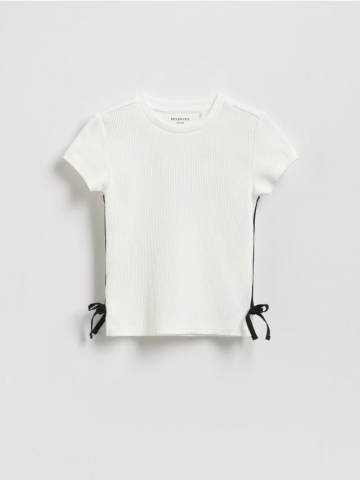 Reserved - GIRLS` BLOUSE - кремовий - 531FT-01X