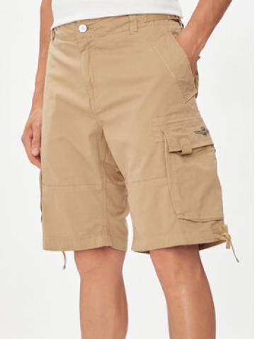 Aeronautica Militare Шорти з тканини 241BE003CT3300 Бежевий Regular Fit Aeronautica Militare Шорти з тканини 241BE003CT3300 Бежевий Regular Fit