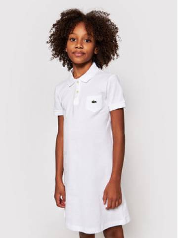 Lacoste Повсякденна сукня EJ2816 Білий Regular Fit Lacoste Повсякденна сукня EJ2816 Білий Regular Fit