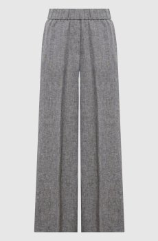 Серый палаццо из льна
