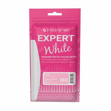 Сменные файлы для пилы полумесяц Staleks PRO Expert 42, белые, 180 грит, 50 шт Сменные файлы для пилы полумесяц Staleks PRO Expert 42, белые, 180 грит, 50 шт