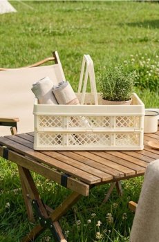 Кошик для зберігання - світло-жовтий