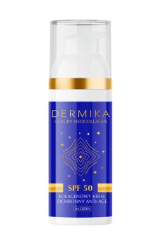 Коллагеновый защитный антивозрастной дневной крем для лица Dermika Luxury Neocollagen Anti-Age, SPF 50, 50 мл