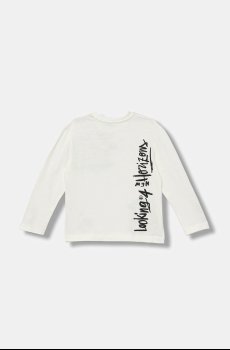 Хлопковый детский лонгслив United Colors of Benetton