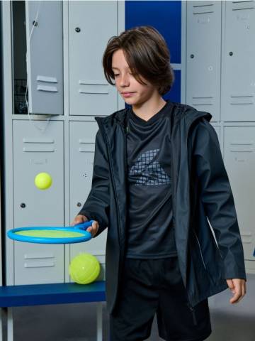 Дощовик з відбиваючими елементами - антрацитовий