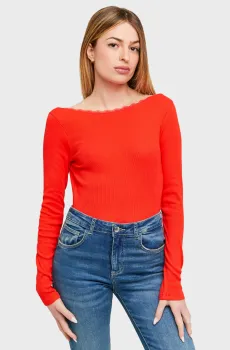 Женский красный топ Красный S Tally Weijl STSCOFRANCAL