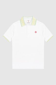 Детское белое поло
