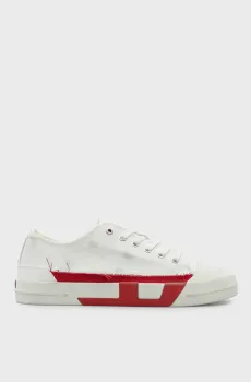 Мужские белые кеды D-VERSE Белый 44 Diesel Y03722 P8114