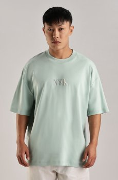 Calvin Klein Men Printed Drop-Shoulder Sleeves T-shirt
