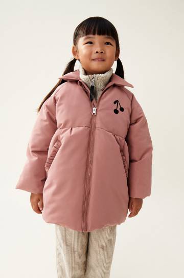 Детский снуд Liewood цвет бежевый однотонный