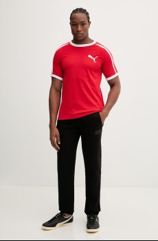 Хлопковая футболка Puma Big Cat Ringer