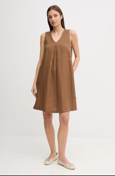 Льняное платье United Colors of Benetton