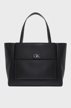 Женская черная сумка CK RE-LOCK Черный ONESIZE Calvin Klein LV04F3223G
