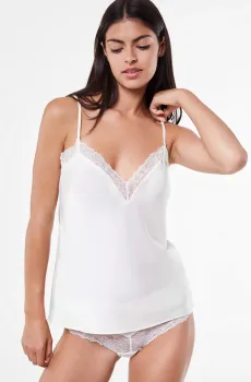 Женский белый топ  SENTIMENT Белый S Etam 6535081