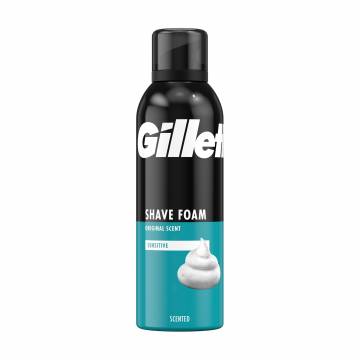 Мужская пена для бритья Gillette для чувствительной кожи, 200 мл Мужская пена для бритья Gillette для чувствительной кожи, 200 мл