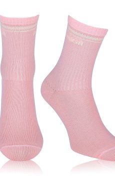 Носки женские AmiGA высокие, спорт Amigo, розовые, размер 23-25