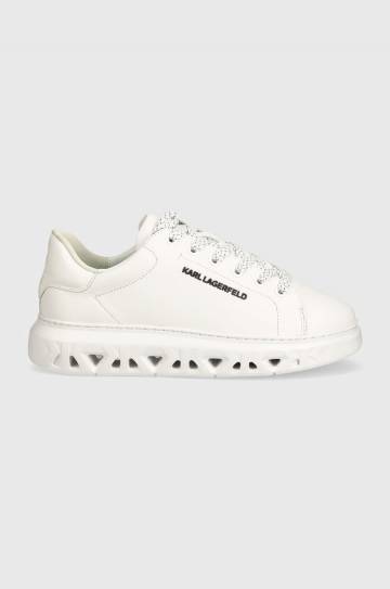Кожаные кроссовки Karl Lagerfeld KAPRI KITE цвет белый KL64519 Кожаные кроссовки Karl Lagerfeld KAPRI KITE цвет белый KL64519